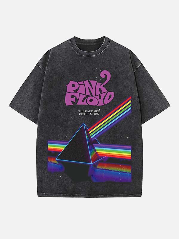 Pink Floyd Print Round Neck T-shirt