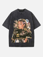Ariana Grande Print Round Neck T-shirt