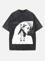 Rosalía Print Round Neck T-shirt