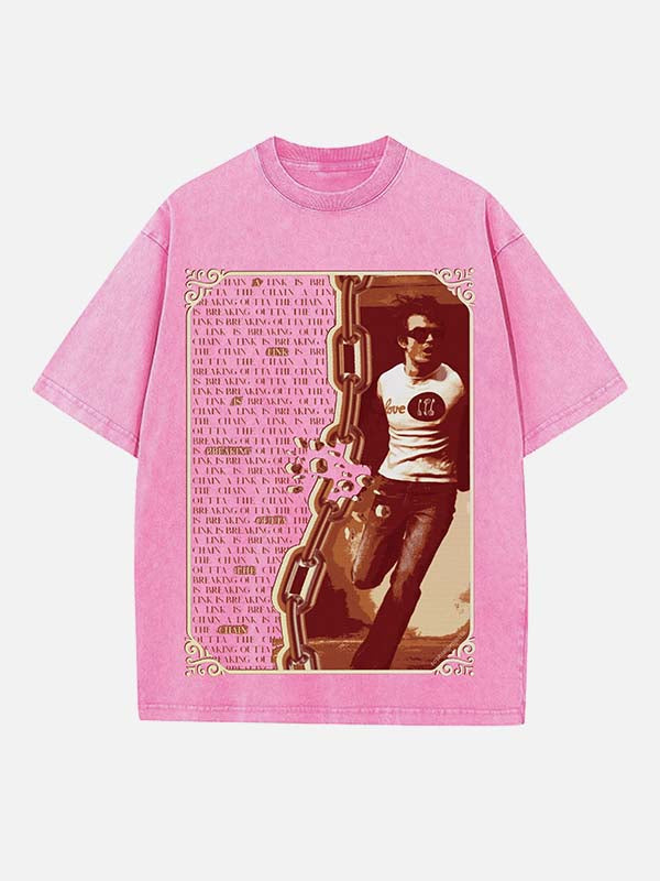 Djo Print Round Neck T-shirt