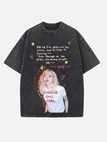 BLACKPINK Rosé Print Round Neck T-shirt