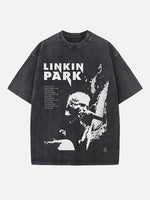 Linkin Park Print Round Neck T-shirt