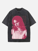 Gracie Abrams Print Round Neck T-shirt