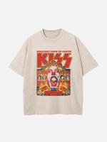 KISS Print Round Neck T-shirt