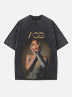 Ariana Grande Print Round Neck T-shirt