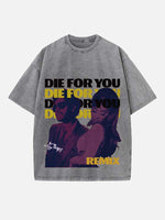 The Weeknd Print Round Neck T-shirt