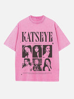 KATSEYE Print Round Neck T-shirt