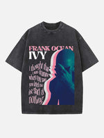 Frank Ocean Print Round Neck T-shirt