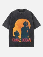 Frank Ocean Print Round Neck T-shirt