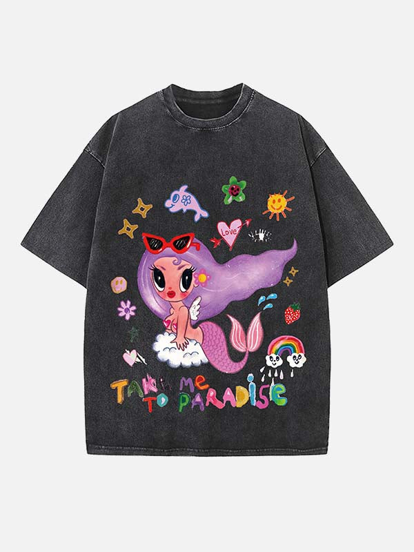 Karol G Print Round Neck T-shirt