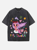 Karol G Print Round Neck T-shirt