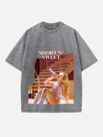 Sabrina Carpenter Print Round Neck T-shirt
