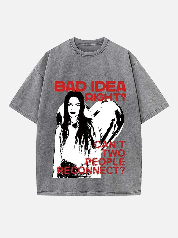 Olivia Rodrigo Print Round Neck T-shirt