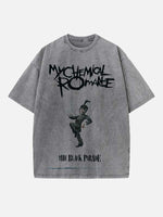 My Chemical Romance Print Round Neck T-shirt