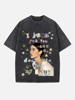 Gracie Abrams Print Round Neck T-shirt