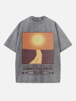 Djo Print Round Neck T-shirt