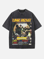 Limp Bizkit Print Round Neck T-shirt