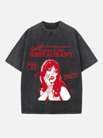 Taylor Swift Print Round Neck T-shirt
