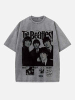 The Beatles Print Round Neck T-shirt