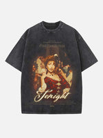 PinkPantheress Print Round Neck T-shirt