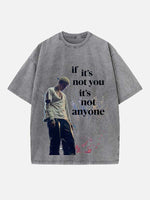 Justin Bieber Print Round Neck T-shirt
