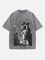 Beyoncé Print Round Neck T-shirt