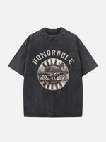 GUNS N' ROSES Print Round Neck T-shirt
