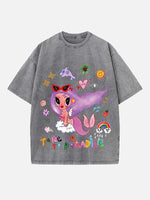 Karol G Print Round Neck T-shirt