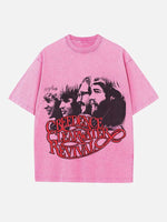 Creedence Clearwater Revival Print Round Neck T-shirt