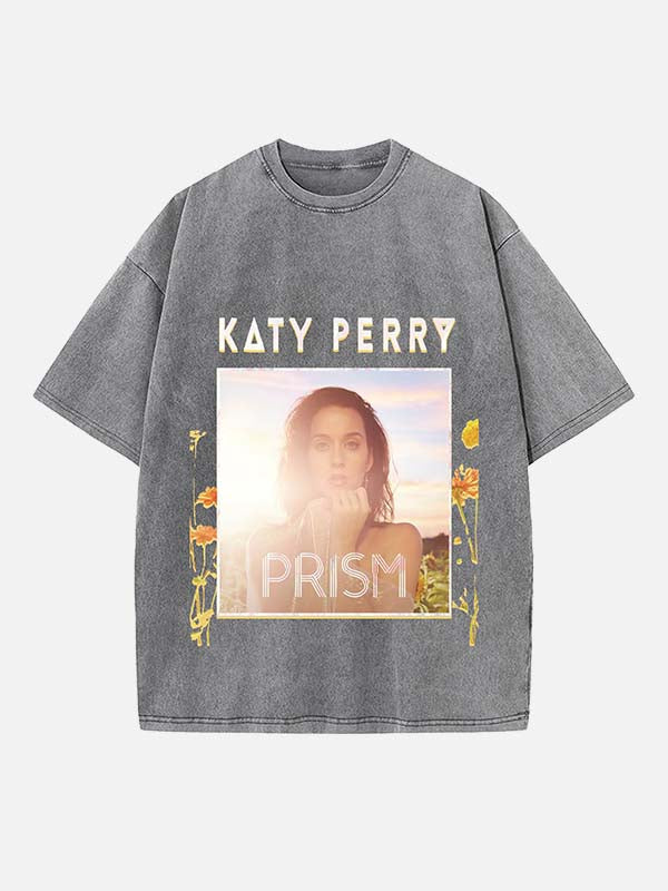 Katy Perry Print Round Neck T-shirt