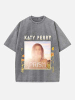 Katy Perry Print Round Neck T-shirt