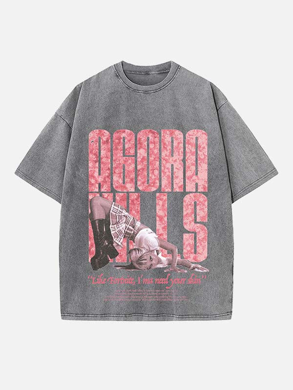 Doja Cat Print Round Neck T-shirt