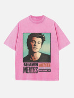 Shawn Mendes Print Round Neck T-shirt