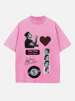 Justin Bieber Print Round Neck T-shirt