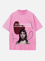 Lola Young Print Round Neck T-shirt