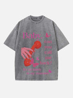 Doja Cat Print Round Neck T-shirt