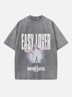 Miley Cyrus Print Round Neck T-shirt