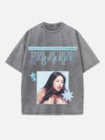 Beabadoobee Print Round Neck T-shirt