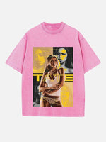 Tate McRae Print Round Neck T-shirt