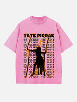 Tate McRae Print Round Neck T-shirt