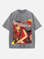 PinkPantheress Print Round Neck T-shirt