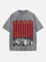 TWICE Print Round Neck T-shirt