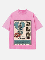 Sabrina Carpenter Print Round Neck T-shirt