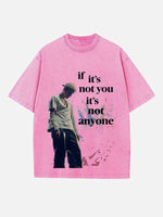 Justin Bieber Print Round Neck T-shirt
