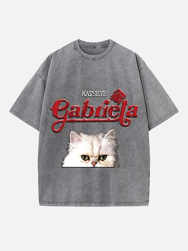 KATSEYE Print Round Neck T-shirt