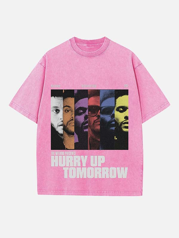 The Weeknd Print Round Neck T-shirt