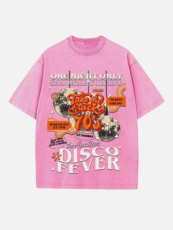 ABBA Print Round Neck T-shirt