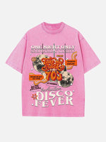 ABBA Print Round Neck T-shirt