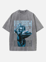 Beyoncé Print Round Neck T-shirt