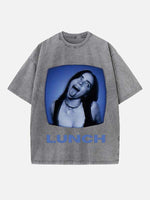 Billie Eilish Print Round Neck T-shirt